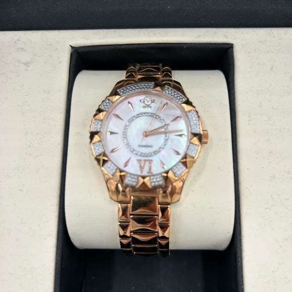 Women\'s GEVRIL GV2 Venice, diamond quartz 39 mm watch NWT main image 6